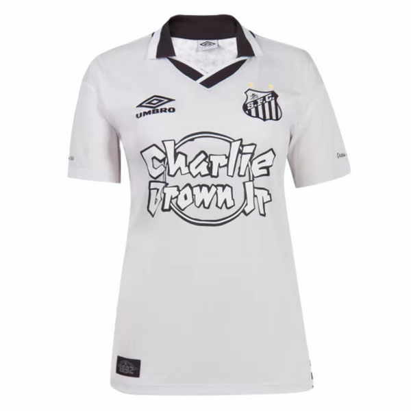 Camisa Santos Charlie Brown Jr. Umbro Dias de Glória Feminina - Branco